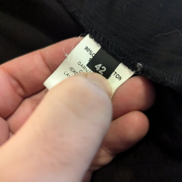 PHILIPPE DUBUC - Waxed cotton biker jacket - Sz 42 - Picture 8 of 11